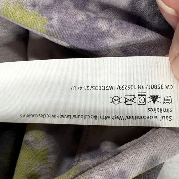 Lululemon Align Reversible Bra 6 Diamond Dye‎ Graphite Grey Bronze Green LW2DEDS - Image 3