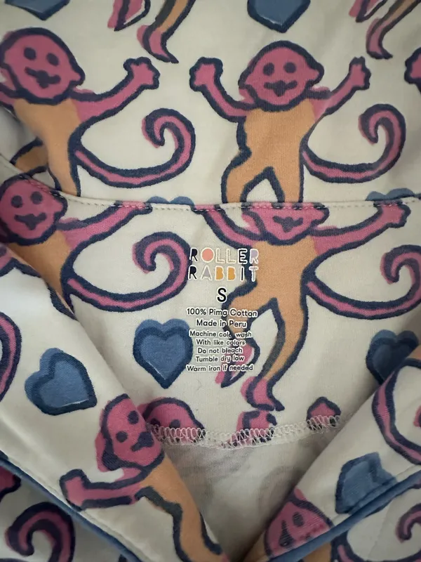 Roller rabbit pajama shirt  - Image 2