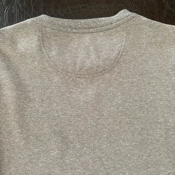 IZOD Fleece Crewneck Pullover Sweatshirt Gray Large - Image 6
