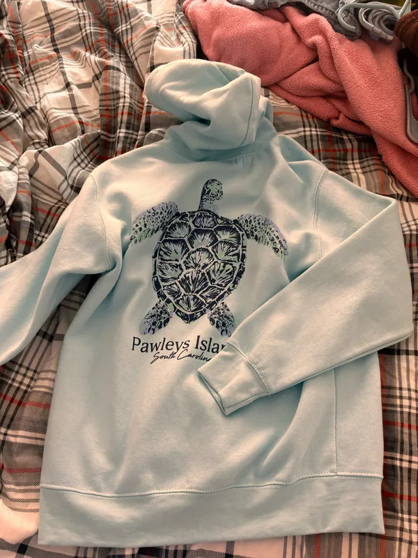 Beach hoodie Blue Size M - Image 2