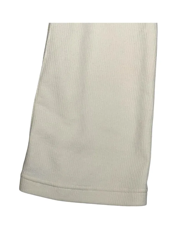 new adidas Originals ミ Ski Chic Flared Rib Retro 3 Stripe Leggings ミ Oatmeal ミ M - Image 11