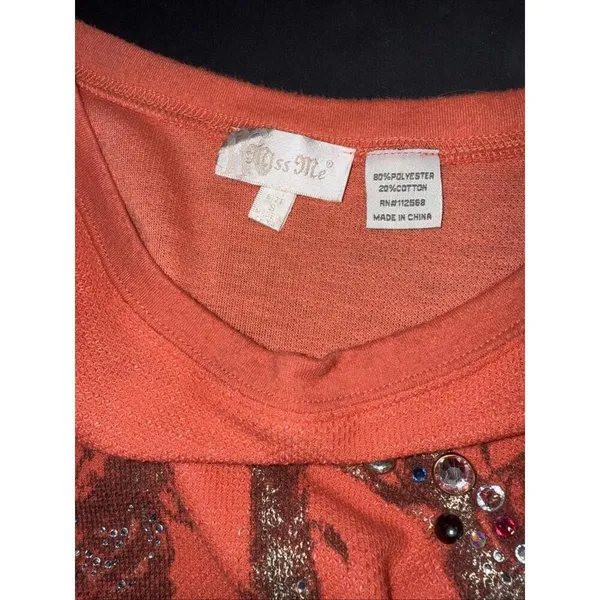 Miss Me Preppy Embellished Equestrian Western Embroidered‎ Long Sleeve Y2K Shirt - Image 11