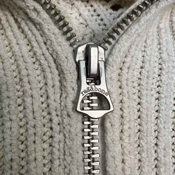 Rag & Bone Lena Cotton Half Zip Sweater - Image 6
