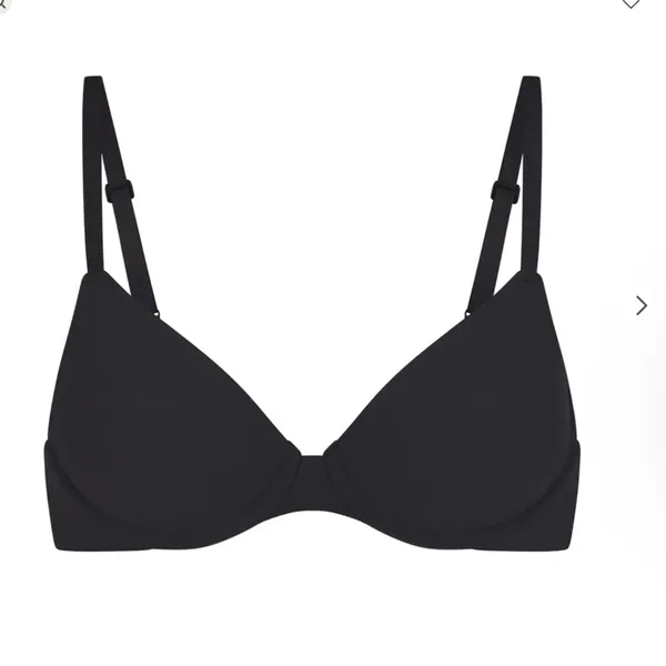 NWT SKIMS Fits Everybody T-Shirt Demi Bra‎ in Onyx Size 40H - Image 4