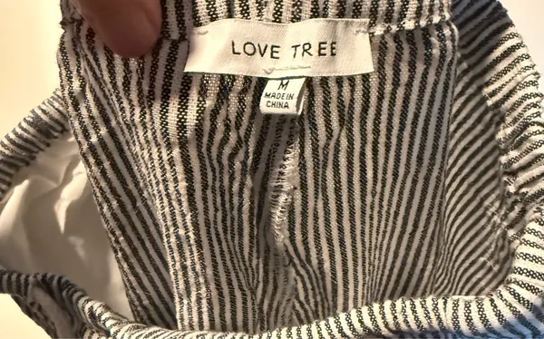 Love Tree striped linen blend pants Size M - Image 4