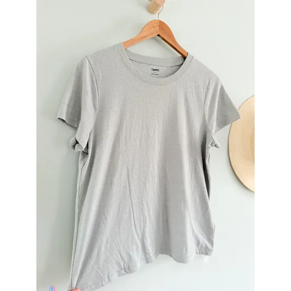 Madewell | NWT Northside Vintage Tee Light Heather Grey Short Sleeve | Sz L - Image 3