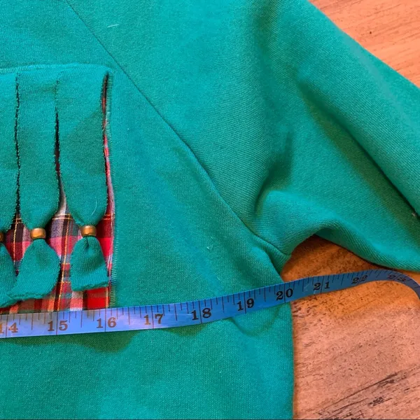 Vintage Handmade Professional Fringe Sweatshirt Crewneck USA Jerzees Shirt M - Image 5