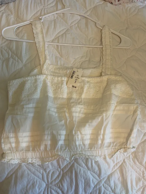 Aeropostale White Tank Top - Image 2