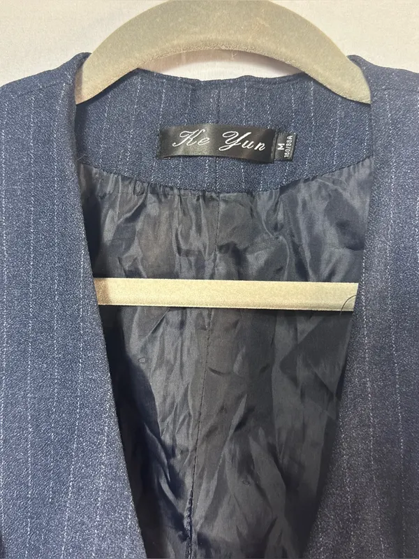 Vintage Office Siren Vest in Navy - Image 4