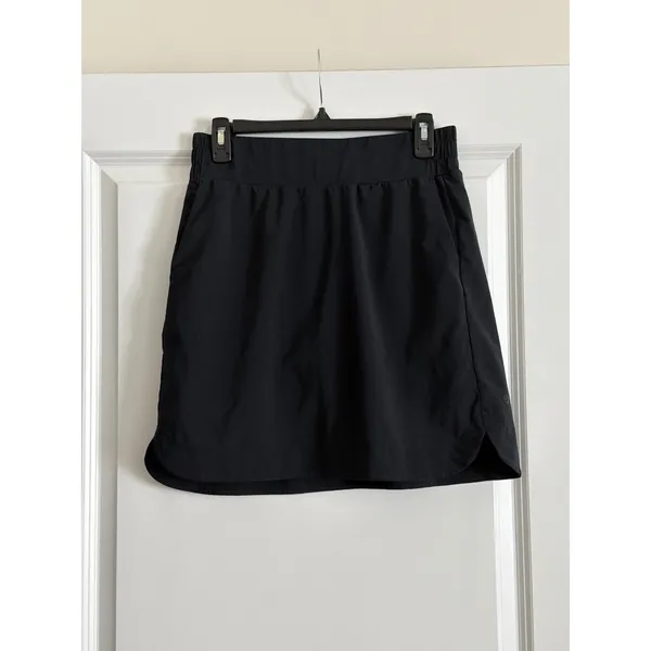 CRZ YOGA Black‎ Feathery-Fit Soft A Line Pocket Skirt 18'' Medium - Image 5
