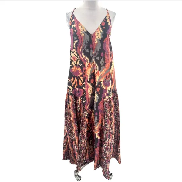 Free People Everything and More maxi slip Dress‎ Sz M - Image 4