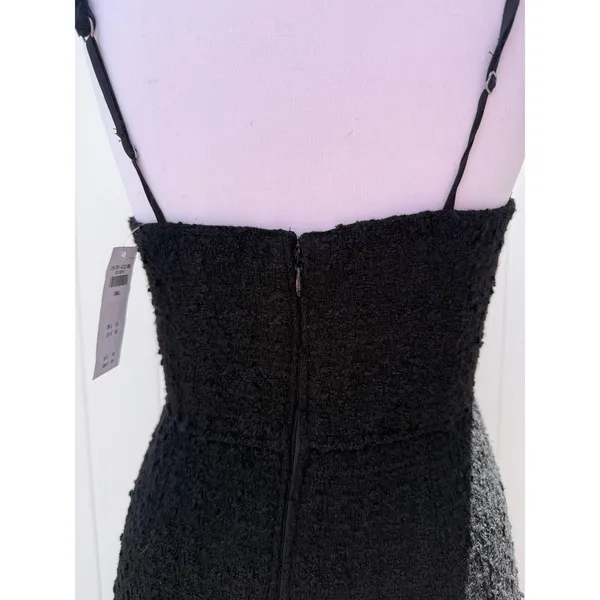 Abercrombie & Fitch Black Tweed Dress Size Small - Image 6