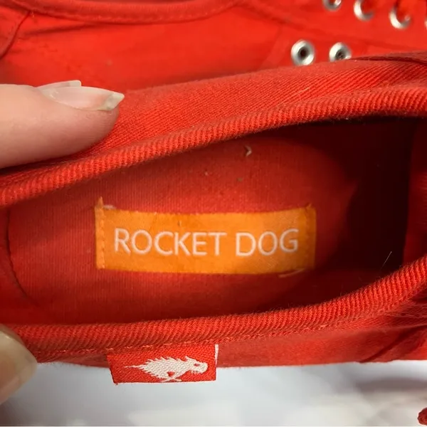 Rocketdog bright red platform Sneakers retro style size‎ 8 - Image 6