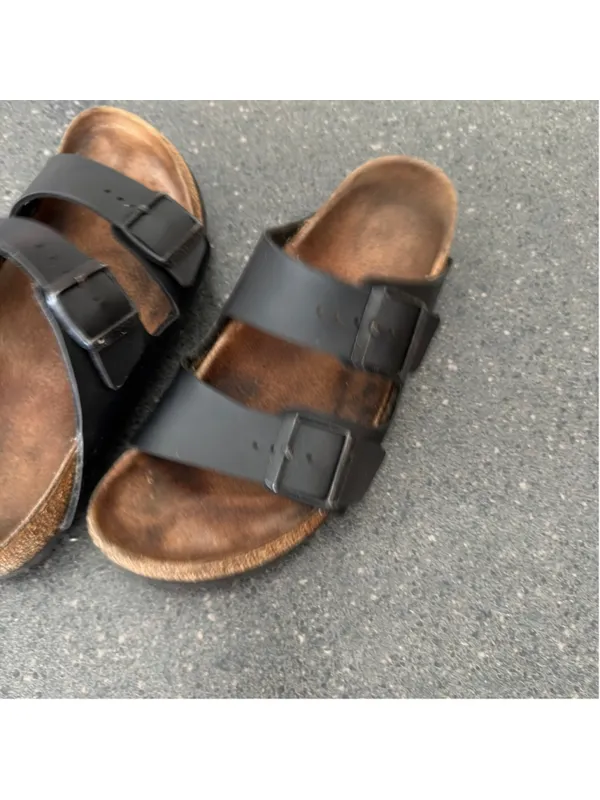 BIRKENSTOCK Boston Suede Clogs Womens 39 Khaki Tan Comfort Mules - Image 9