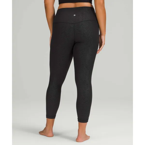 Lululemon Align High-Rise Pant Size 18 Aqueous Emboss Black 28" NWT - Image 2