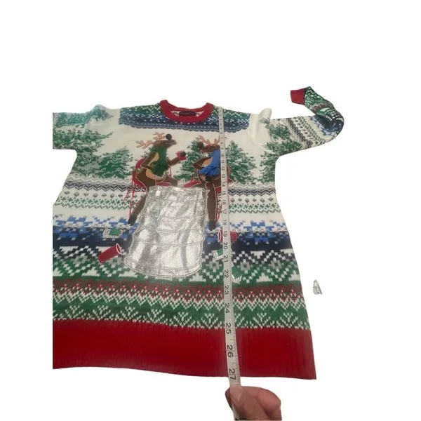 Blizzard Bay Womans reindeer Xmas Sweater Sz M - Image 2