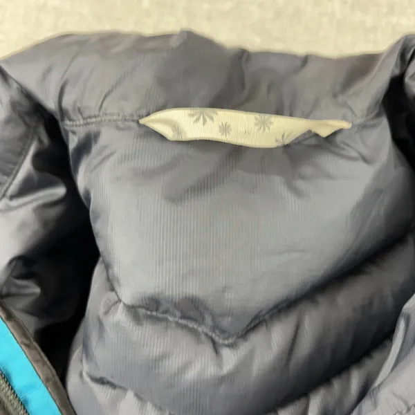 Athleta Jacket Womens Small Black Goose Down Puffer Full Zip Hiking Quilted - Image 7