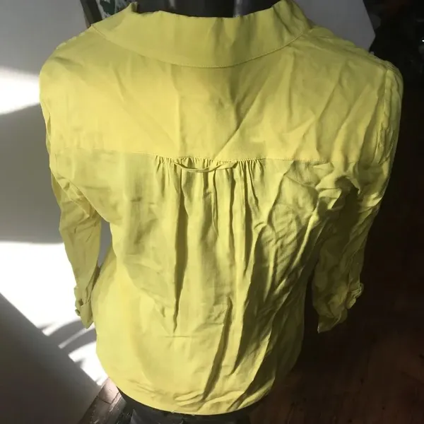 Anthropologie Maeve golden rod S blouse - Image 2