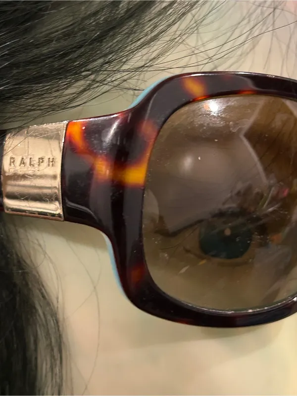 Ralph Lauren Tortoiseshell Oversized Sunglasses with Brown Lenses - Image 5