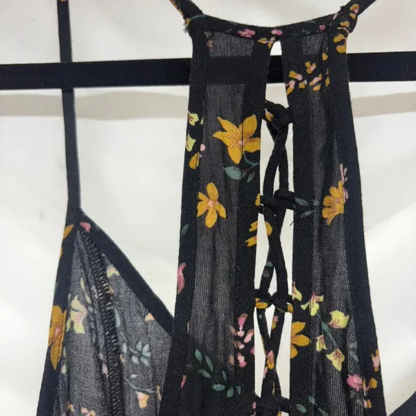 American eagle black floral lace up - Image 2