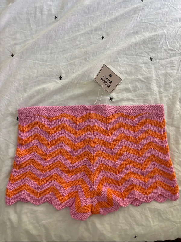 Kulani Kinis Chevron Knit Micro Short new nwt - Image 6
