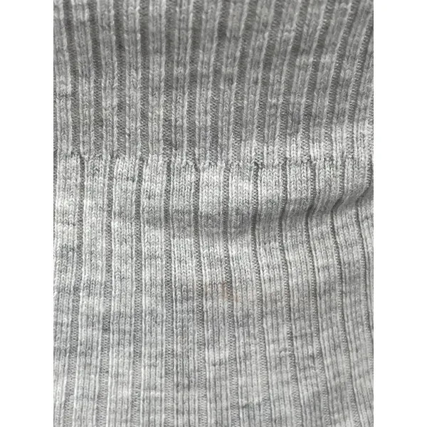 Princess Polly Women's Gray Ribbed Off the Shoulder Long Sleeve Sweater Top S/M - Image 5