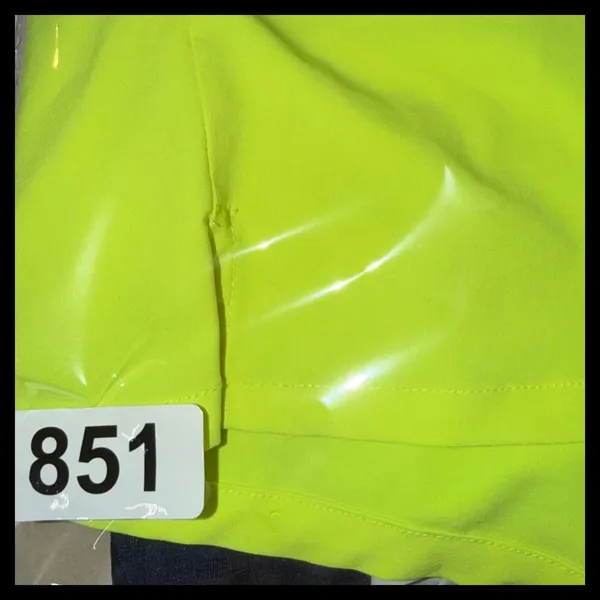 The‎ North Face Running Shorts Womens XL Yellow Blue Colorblock Athletic Hike - Image 9