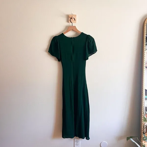 Reformation Breanna Midi Dress Size 0 - Image 6