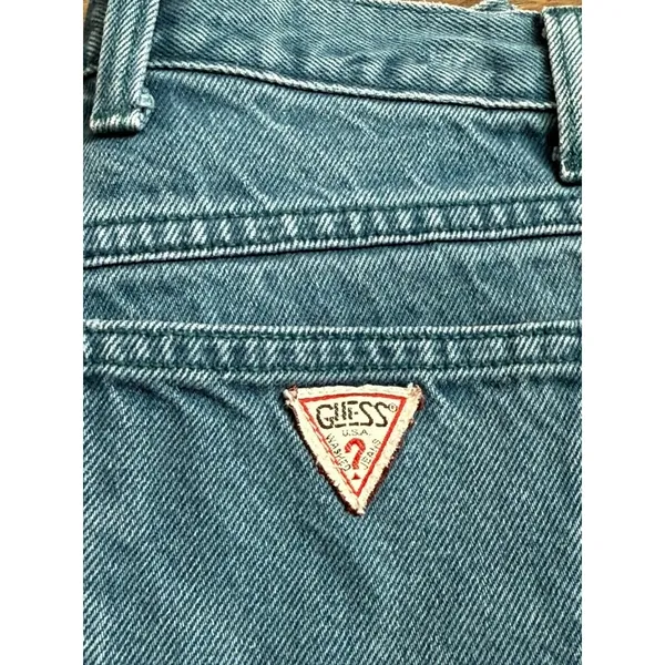 EUC Womens GUESS by Georges Marciano USA Made‎ cotton high rise jeans VTG sz 29 - Image 5