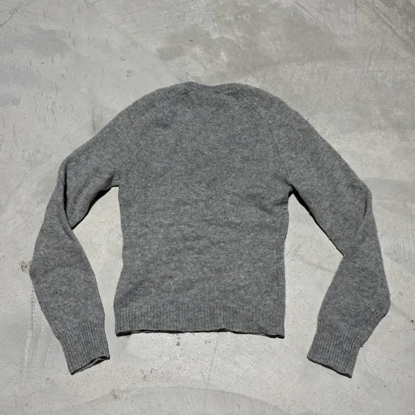 Vintage Abercrombie & Fitch 90s Y2K Sweater Women's M V Neck Hong Kong Moose - Image 7