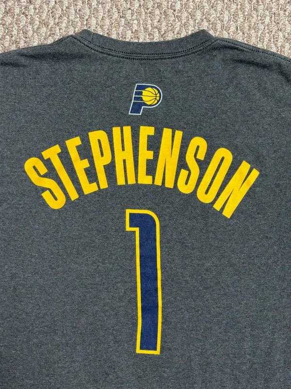 Indiana Pacers Lance Stephenson NBA Gray Casual Jersey T-Shirt - Image 4