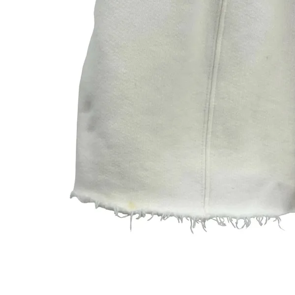 Good American The High‎ Waist White Sweat Skirt White Size 2 / US Medium - Image 8