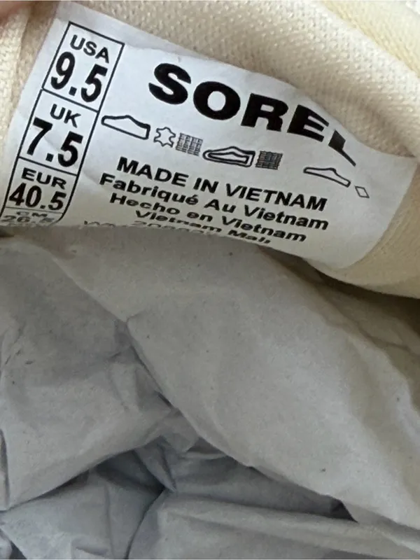 Sorel Women's Out N About IV Low Women's Waterproof Sneaker 9.5 Honey White $100 - Image 5