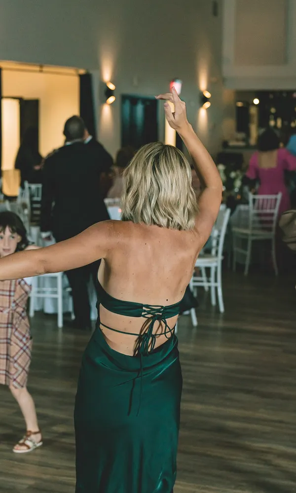 Emerald Green Amazon Midi Dress - Image 3