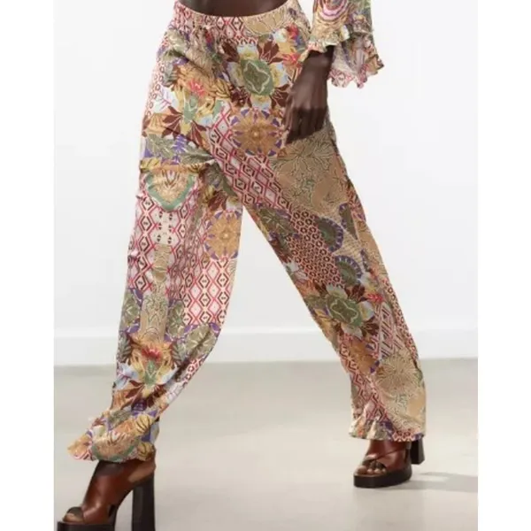 Zara Wide Leg Trousers Pants NWT Sz. XS - Image 2