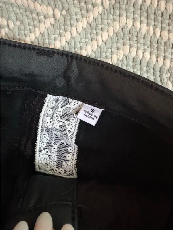 Black leather pants - Image 4