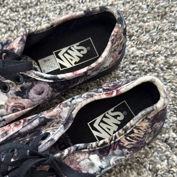 Vans Multicolor Floral Print Sneakers - Image 4