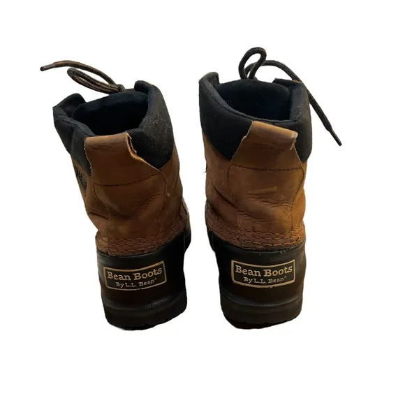 L.L. Bean Frelonic Duck Bean Boots Leather Waterproof Women's 7 - Image 6
