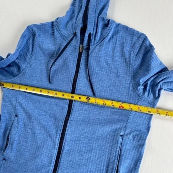 Peter Millar Sz M‎ French Teddy Hoodie Sweatshirt Full Zip Stretch Jacket - Image 10
