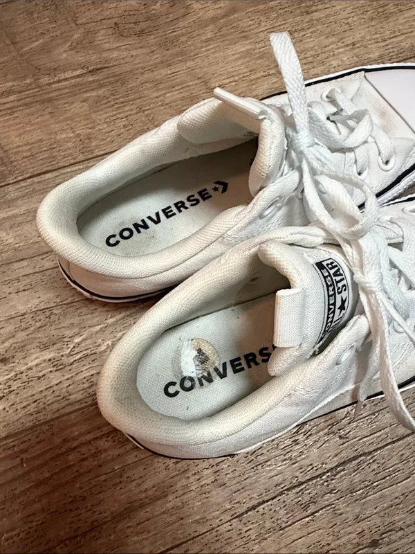 Converse - White Low Top All Star Sneakers - Image 2