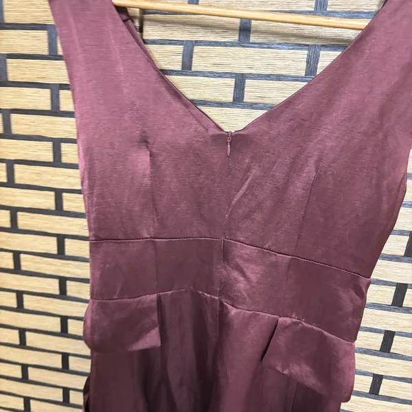 Nanette Lepore Brown Satin Dress Size‎ 4 - Image 7