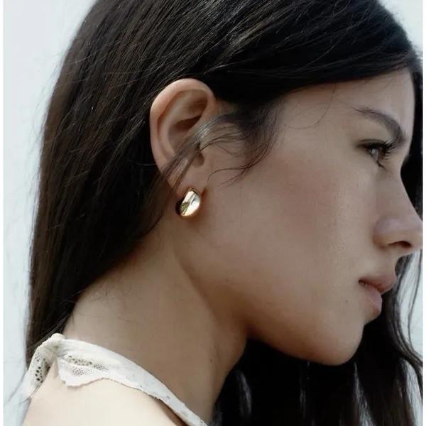 Zara Red Hibiscus Flower Floral Earring Set Gold‎ Bohemian Resort - Image 3