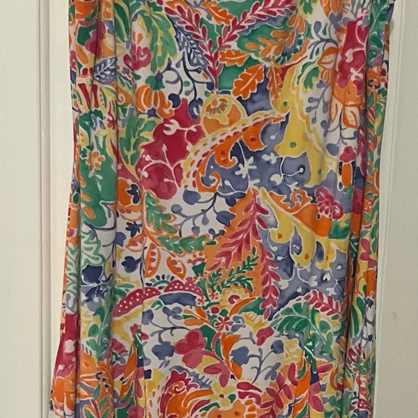 Size Large Ralph Lauren Fit and Flair Dress Resort, Beach ,Tropical Wear - Image 3