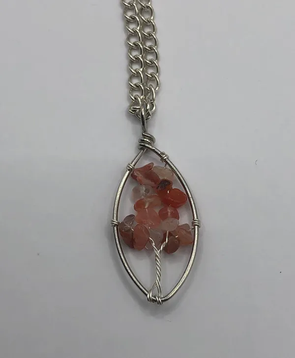 Carnelian Necklace Orange - Image 2