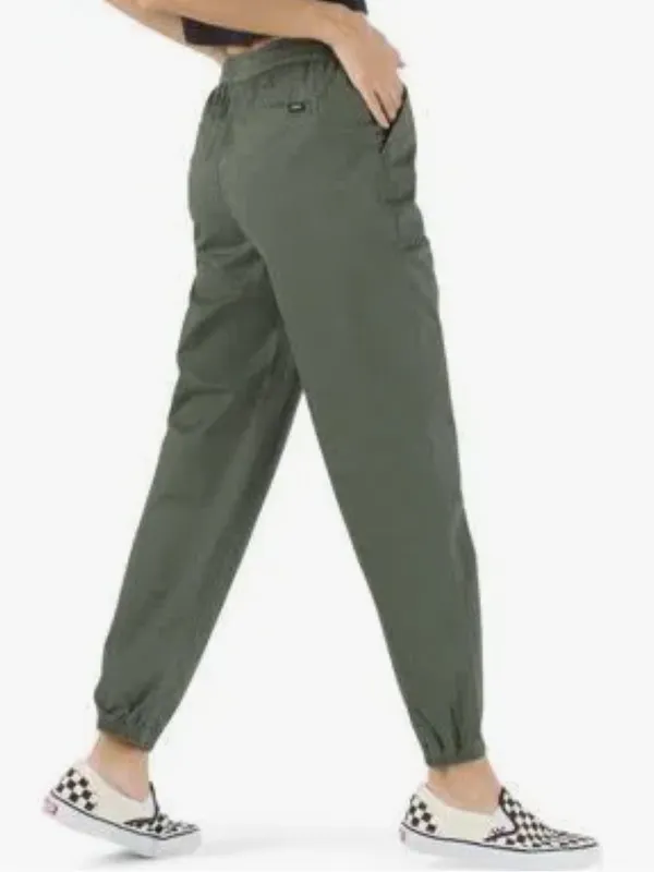 Vans Chamber II Jogger Women's Elastic Waistband Army Green Size XL Cotton Blend - Image 7