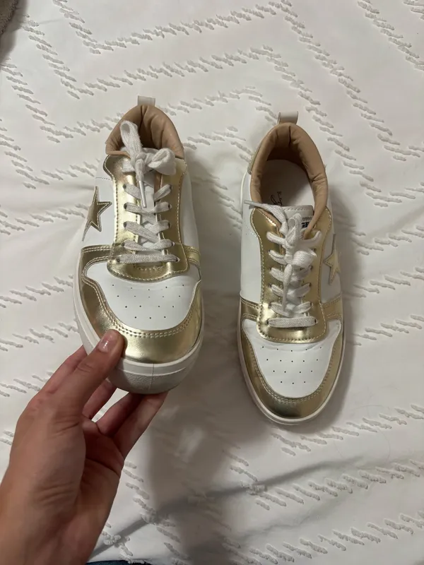 Vintage Havana Gold Sneakers - Image 8