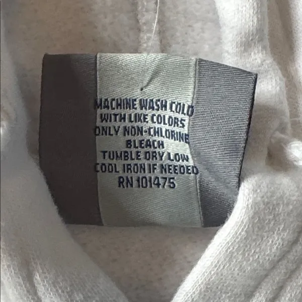 J. America Women’s Virginia Tech White College Hoodie Embroidered Size S NEW - Image 12