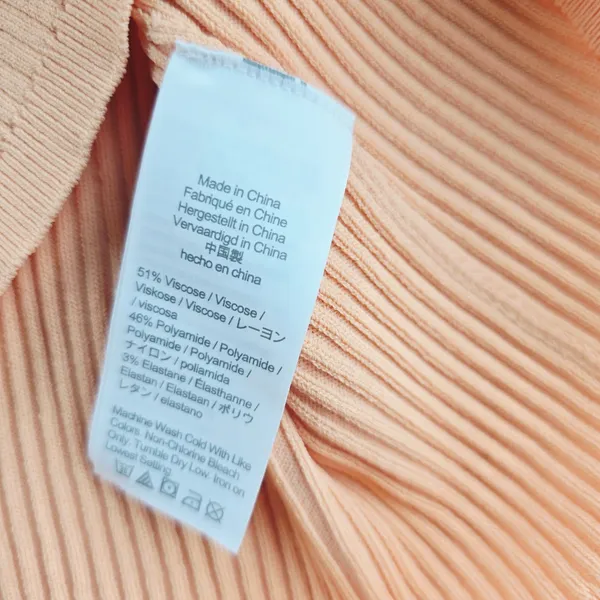 J. Crew‎ NWT Womens Ribbed Knit Sweater Long Sleeve Crew Neck Peach Orange Large - Image 4