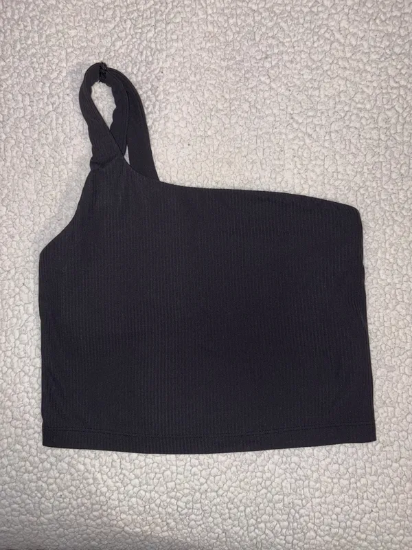 Lululemon Ribbed Nulu Asymmetrical Yoga Tank - Image 3