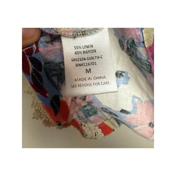 Karlie Floral Ruffle Top Sz. M - Image 5